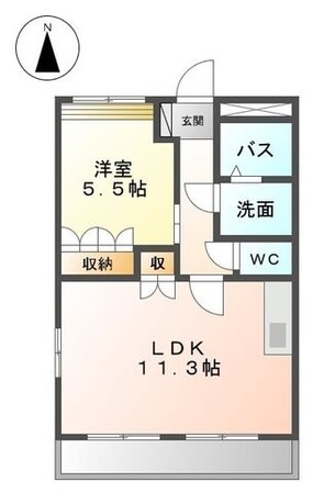 グリーン・ハイツの物件間取画像